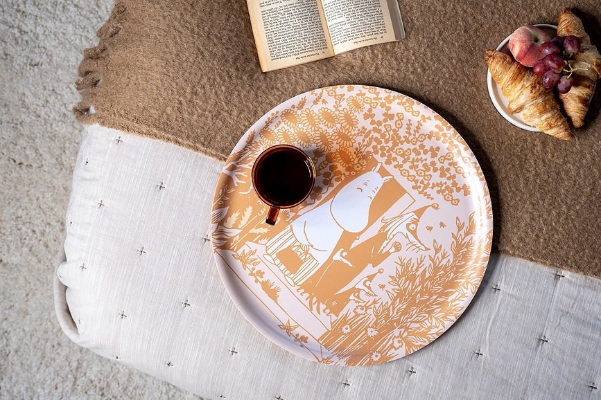 Muurla Moomin Wild Garden Plateau de Service, 40 cm