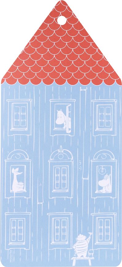 Muurla Moominhouse Επιφάνεια Κοπής και Σερβιρίσματος, με σχέδιο Moomin, 20 x 44 εκ.