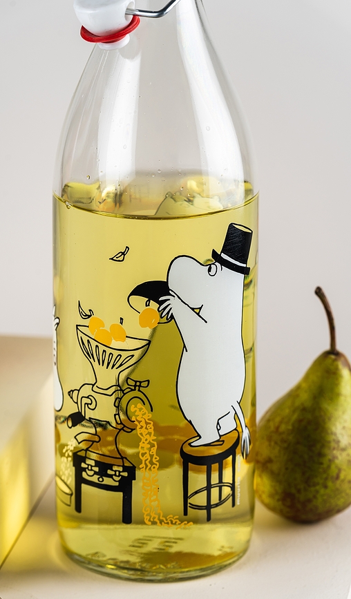 Muurla Moomin ΜΠΟΥΚΑΛΙ, σχέδιο Μήλα, 1 L
