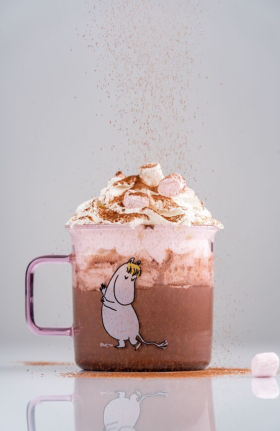 Muurla Moomins Tasse, motif Snorkmaiden, 350 ml, en verre