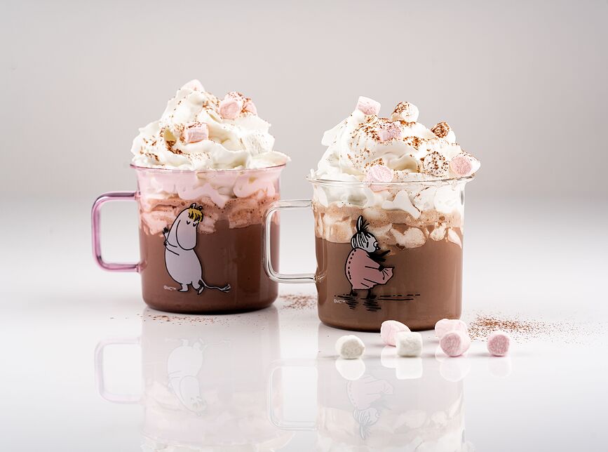 Muurla Moomins Tasse, motif Snorkmaiden, 350 ml, en verre