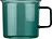 Muurla Mugg 350 ml, havsblå, glas