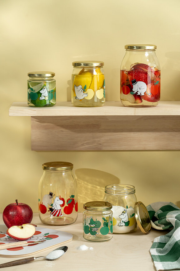 Muurla Mumin Joyful Apples burk 1 l