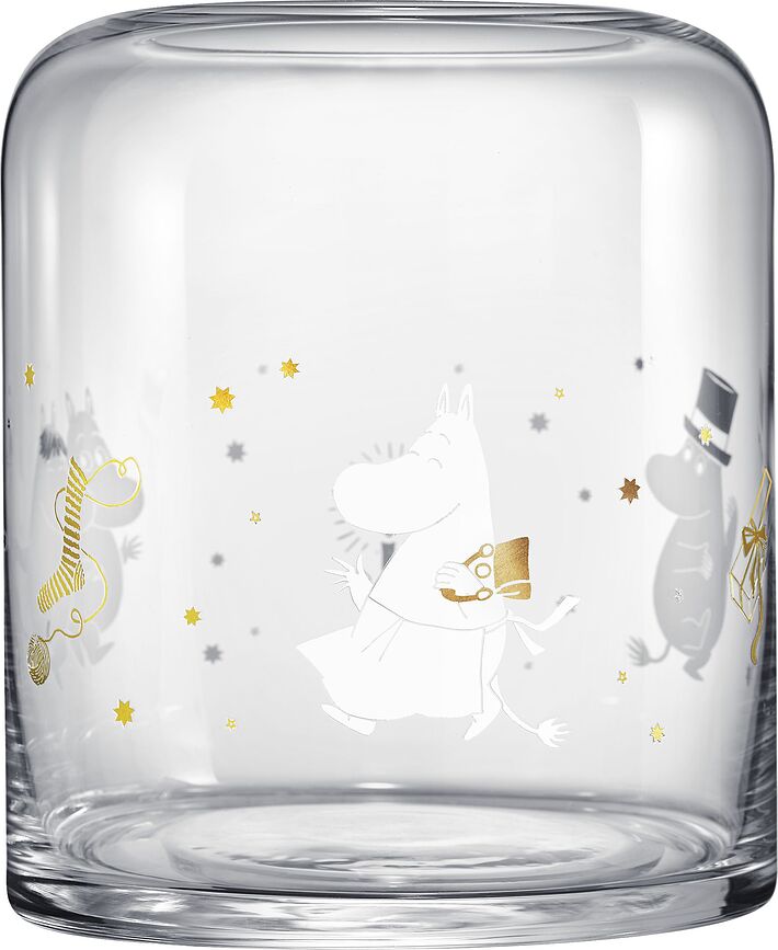 Muurla Mumin Lampion Sparkling Stars, 18 cm