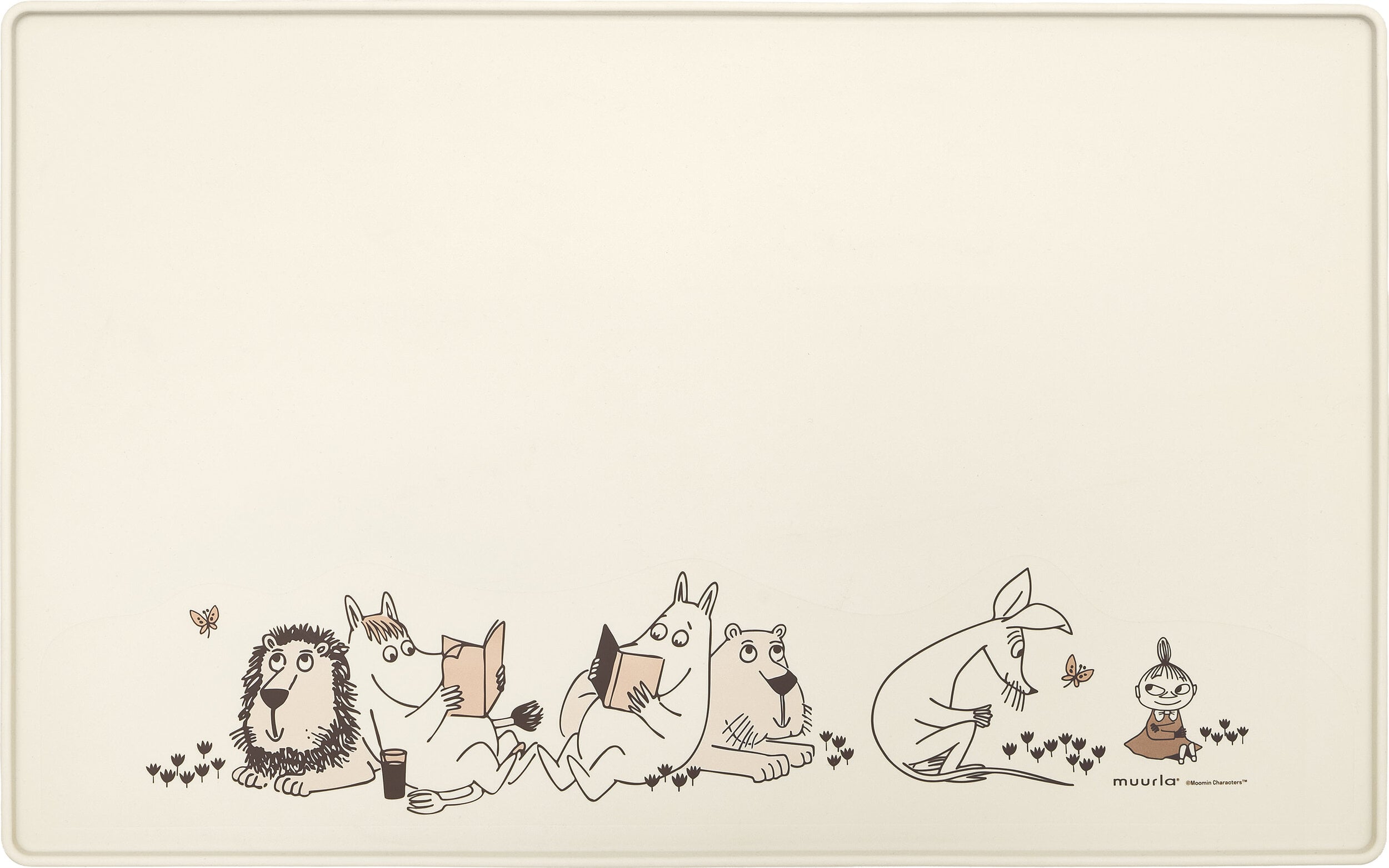 Muurla Mumin Napfunterlage für Hunde oder Katzen 48 x 30 cm