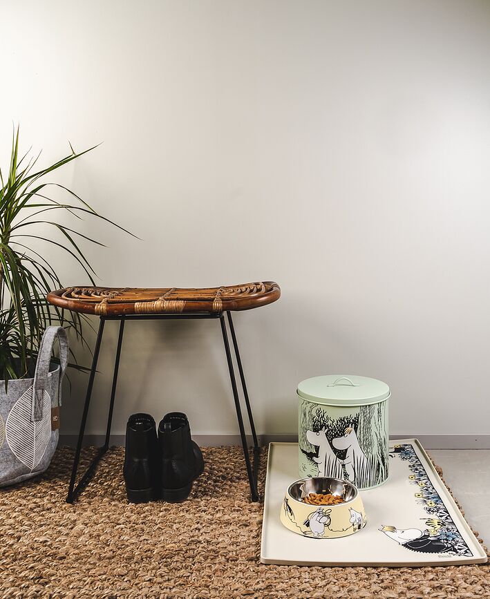 Muurla Muminki Podloga za posodo za psa ali mačko, 40 x 60 cm, siva