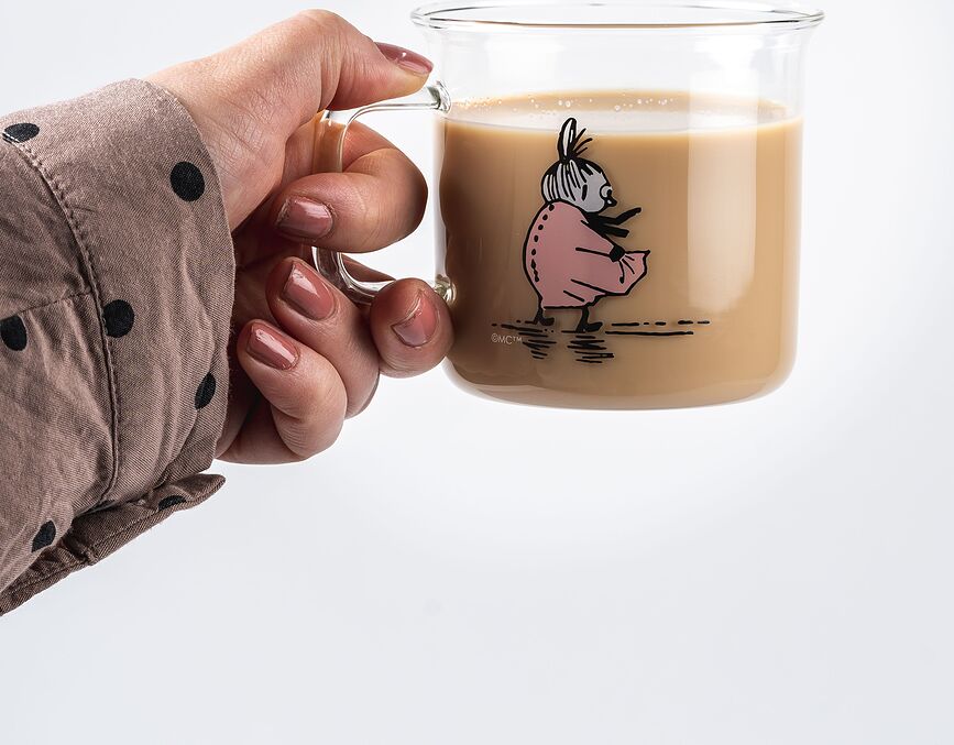 Muurla Mumini Gospodična Snork Lonček, 350 ml, steklen