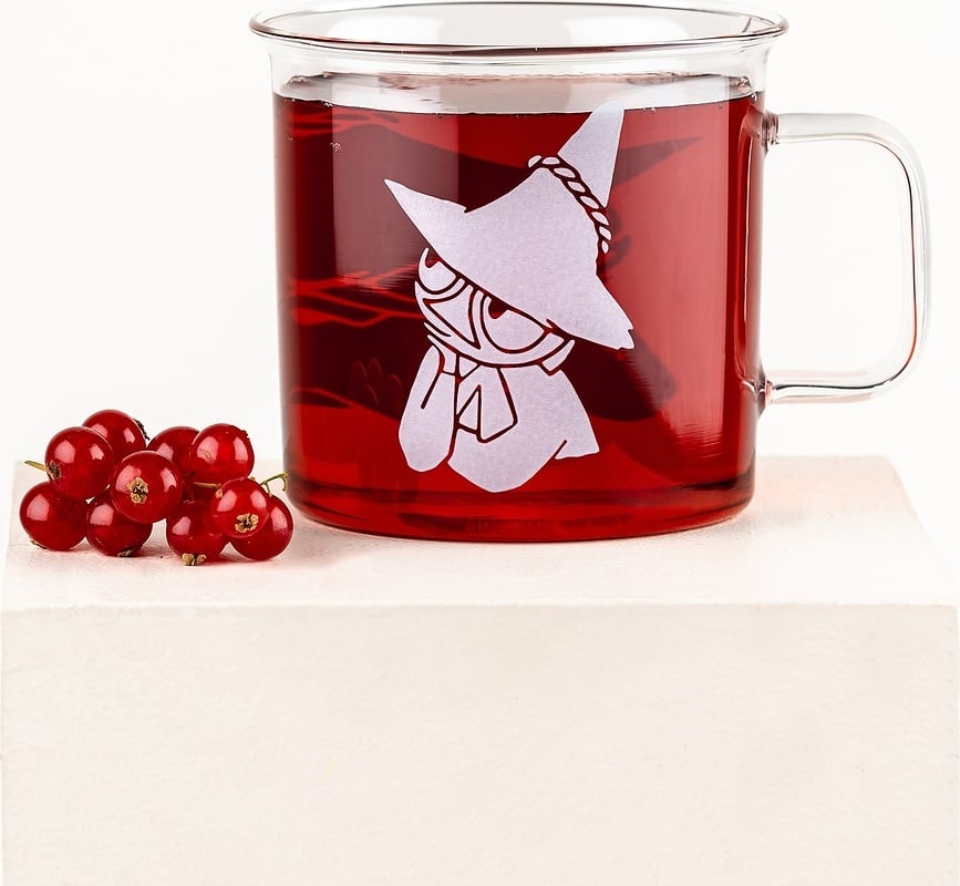 Muurla Mumin Mala Mi Skodelica, 350 ml, prozorna, steklena