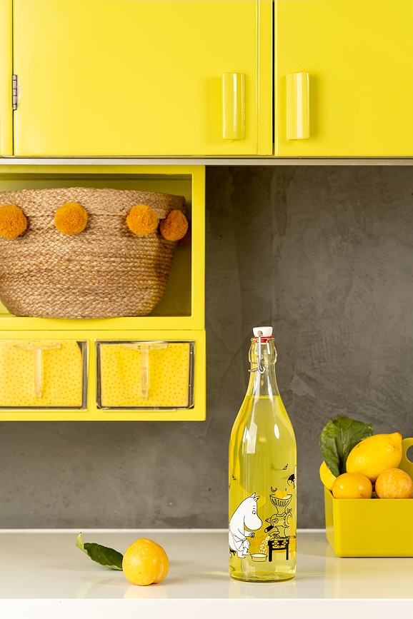 Muurla Mumini Steklenica, 1 l, motiv Jabolka