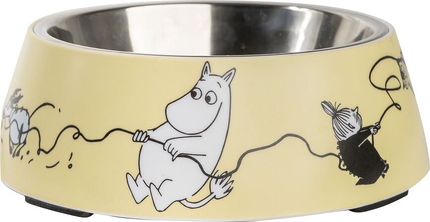 Muurla Muminci Zdjela za psa ili mačku M žuta