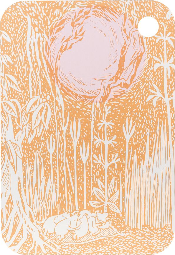 Muurla Muminčki Summer Night Deska za rezanje dvostranska, 21 x 31 cm