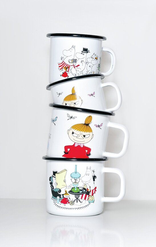 Muurla Skodelica Mumin Colors, 250 ml, motiv Muminova dolina