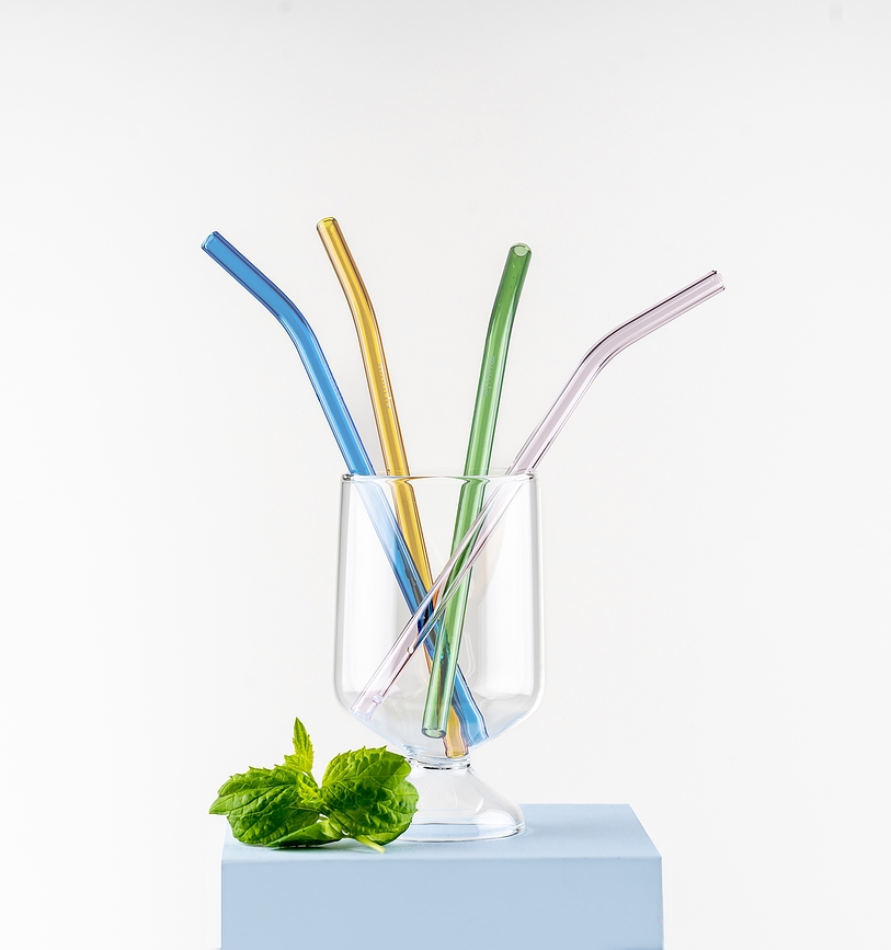 Muurla Pailles avec brosse de nettoyage, multicolores, Lot de 5