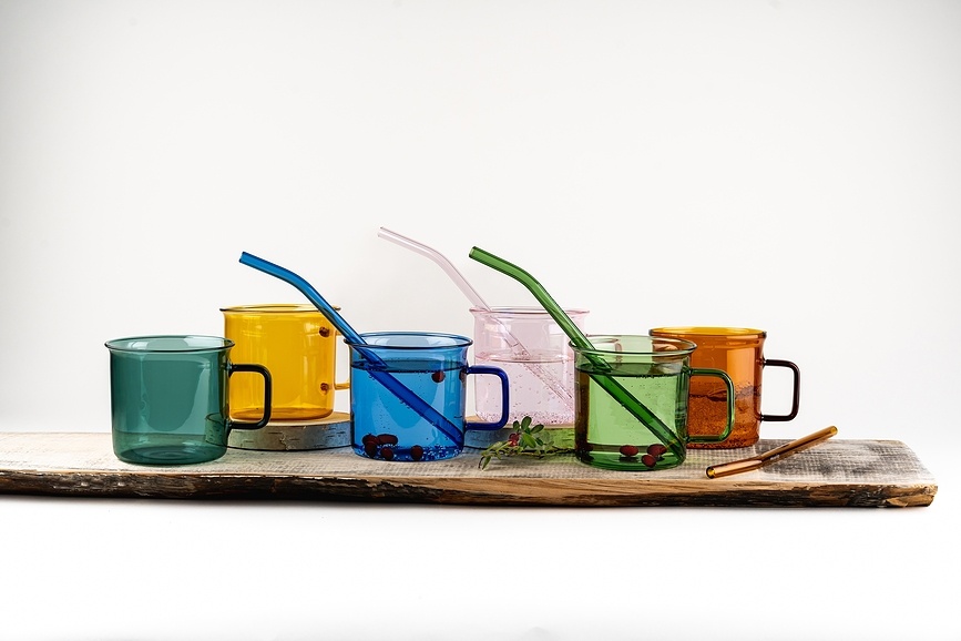 Muurla Pailles avec brosse de nettoyage, multicolores, Lot de 5