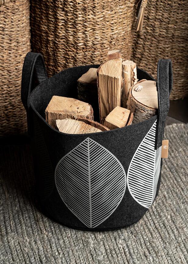 Muurla Leaf Panier de Rangement 31 cm