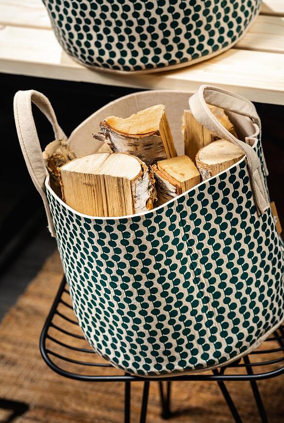 Muurla Leaf Panier de Rangement 31 cm