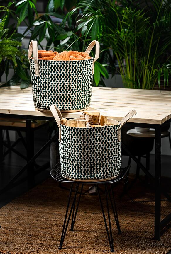 Muurla Leaf Panier de Rangement 31 cm