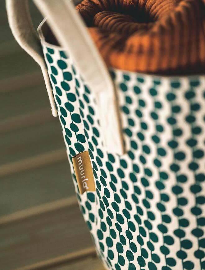 Muurla Leaf Panier de Rangement 31 cm