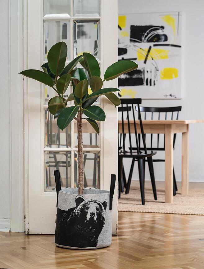 Muurla Leaf Panier de Rangement 31 cm