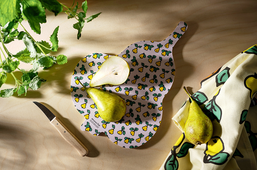 Muurla Pippi Duga Čarapa Daska za rezanje i posluživanje Fruits 21 x 30 cm