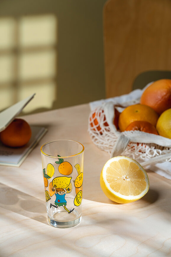 Muurla Pippi Långstrump glas 250 ml