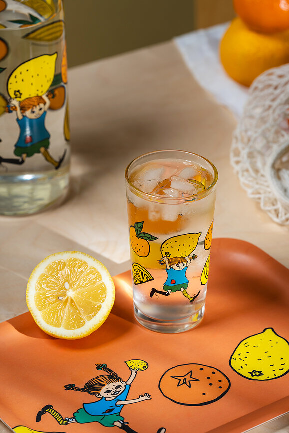 Muurla Pippi Långstrump glas 250 ml