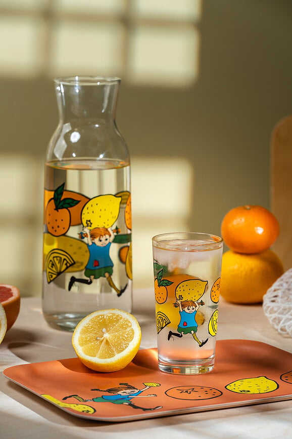 Muurla Pippi Långstrump glas 250 ml