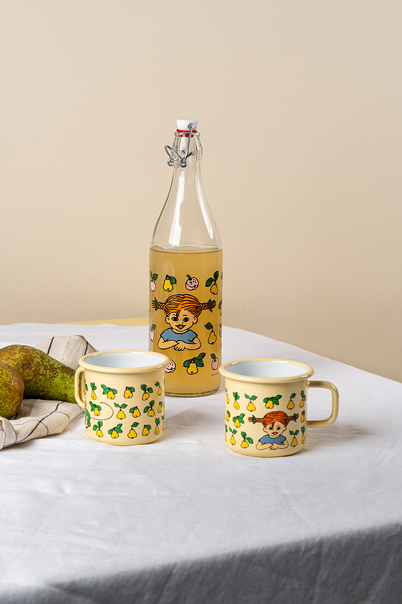 Muurla Pippi Longstocking Bouteille, 1 L, motif Fruits