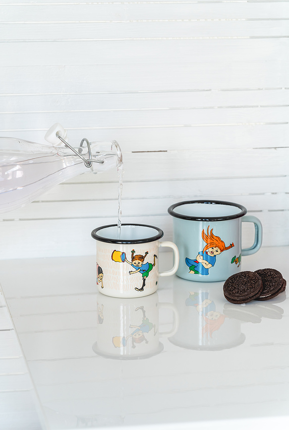 Muurla Pippi Longstocking Villa Villekulla Mug, 370 ml