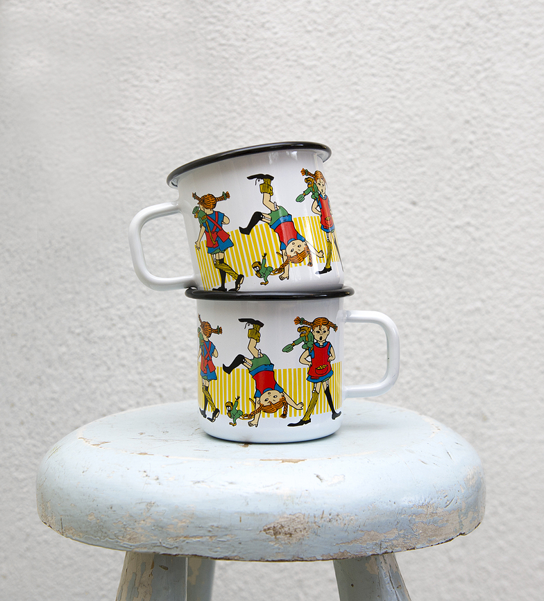 Muurla Pippi Longstocking Villa Villekulla Mug, 370 ml