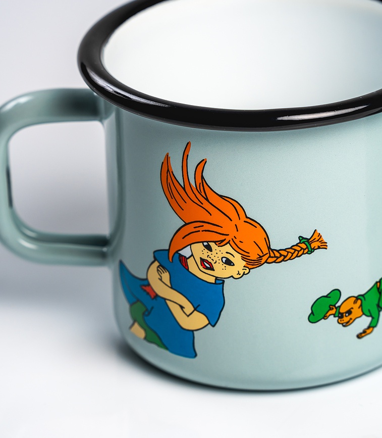 Muurla Pippi Longstocking Villa Villekulla Mug, 370 ml