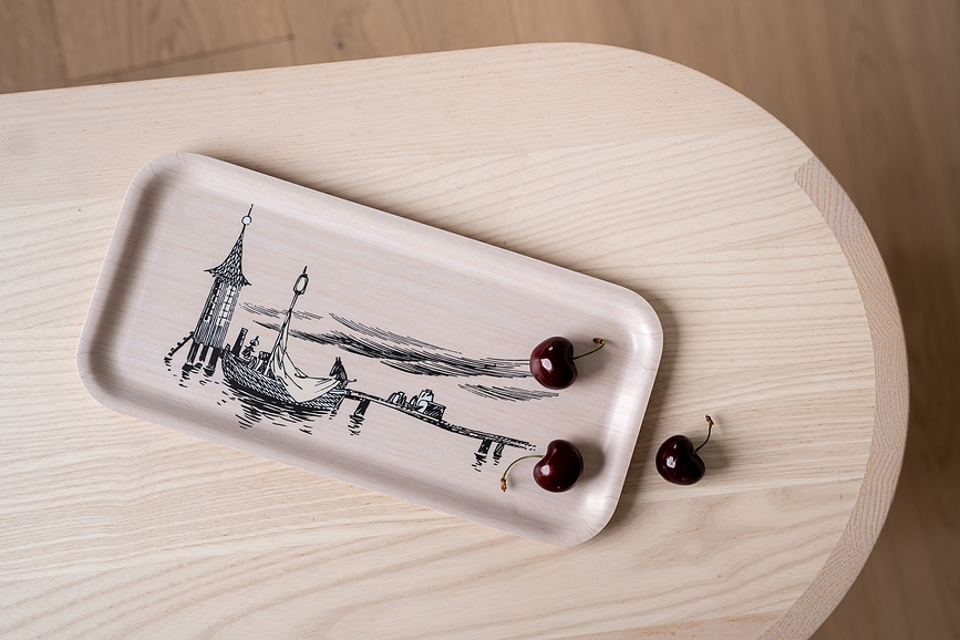 Muurla Muminovi The Pier Pladanj za posluživanje 13 x 27 cm