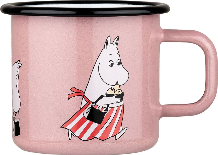 Muurla Retro Šalica Moomin Mama 370 ml ružičasta
