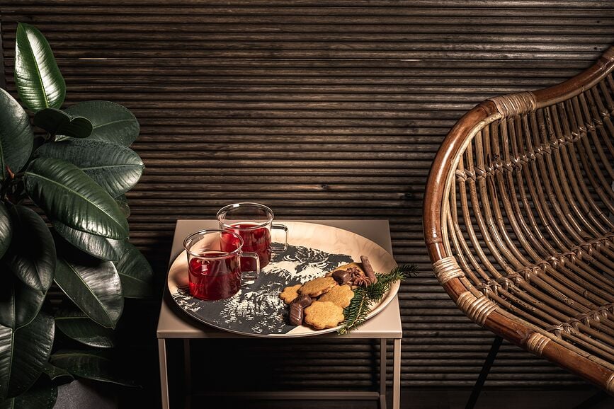 Muurla Šalica 350 ml staklena ružičasta