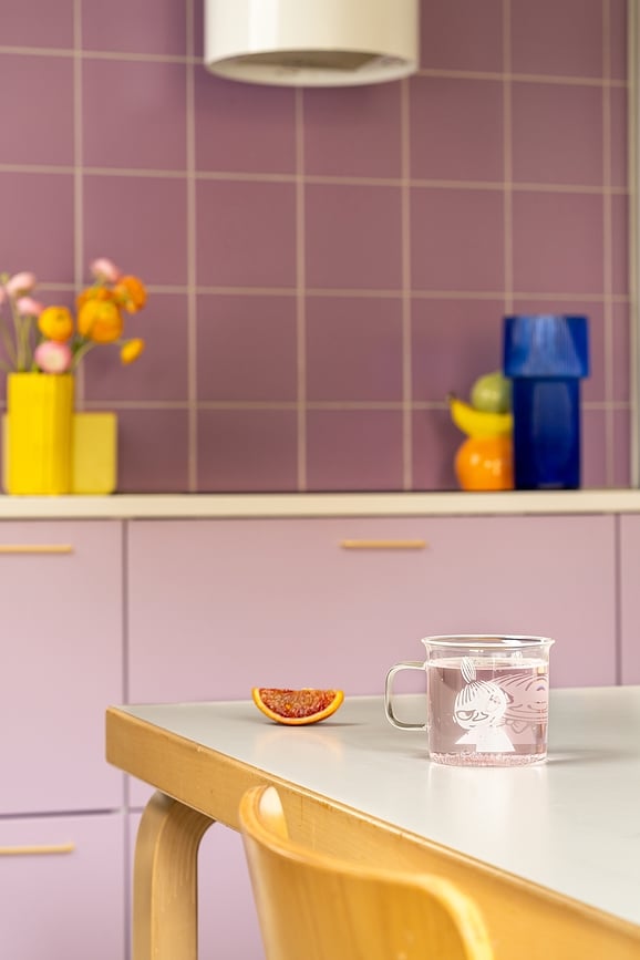 Muurla Moomin Šalica Mala Mi 350 ml staklena prozirna