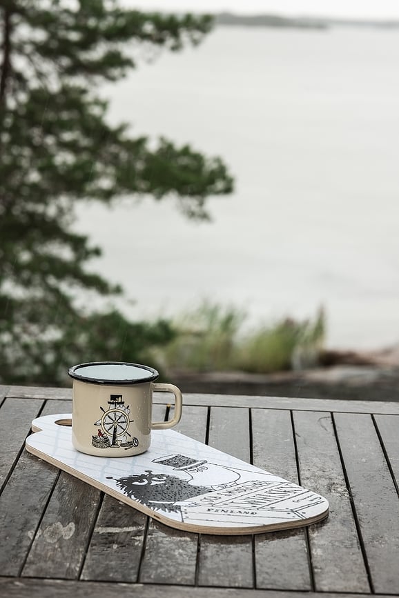 Muurla Šalica Mumin U vrtu 370 ml