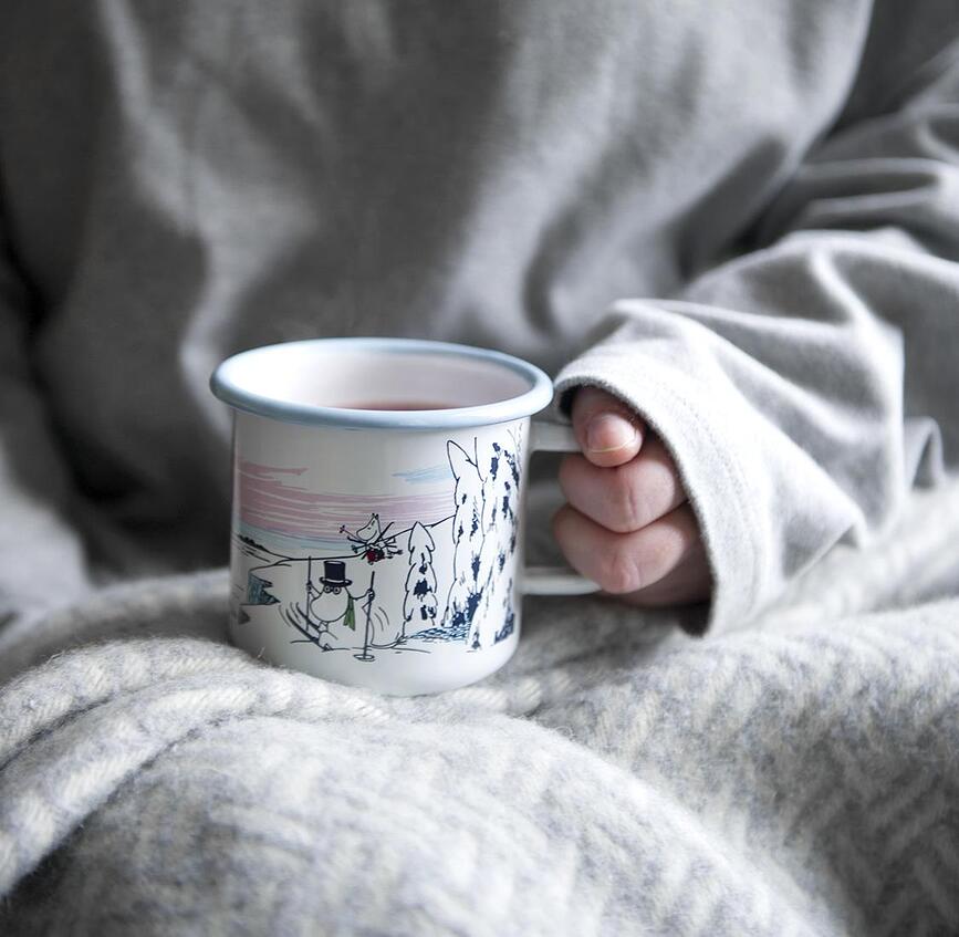 Muurla Šalica Mumin U vrtu 370 ml