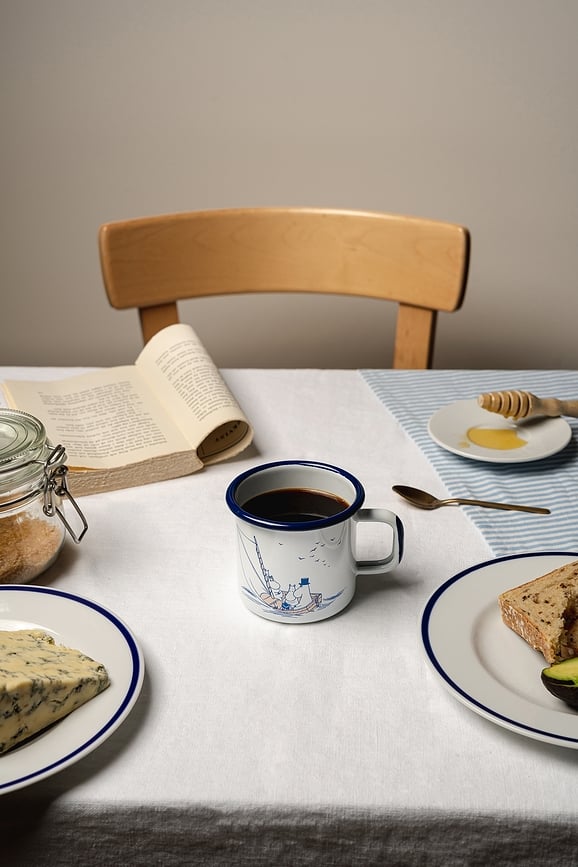 Muurla Šalica Mumin U vrtu 370 ml