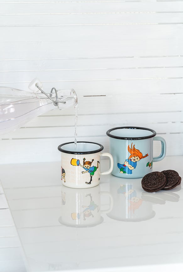 Muurla Šalica 370 ml Pipi Duga Čarapa Villa Villekulla