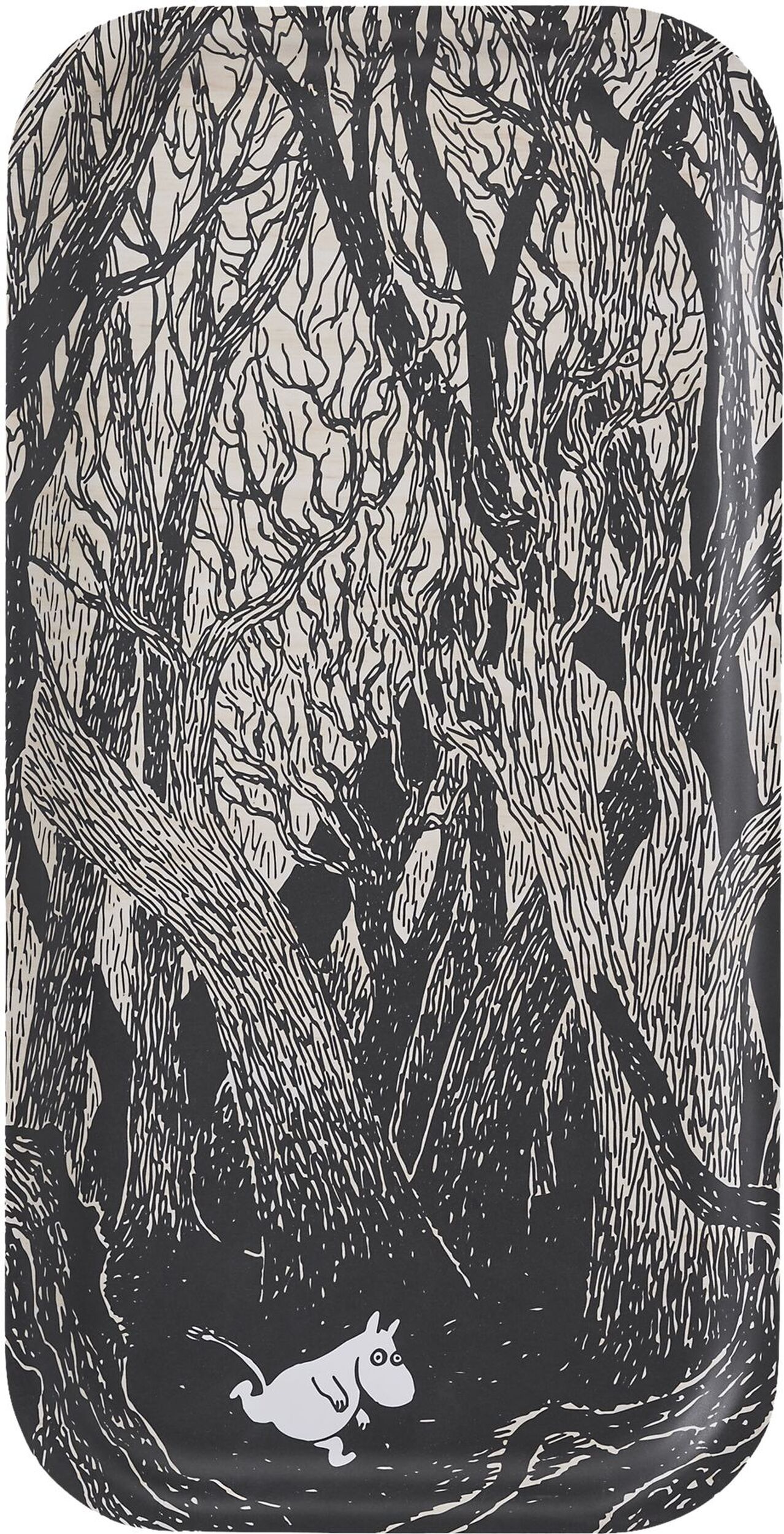 Muurla Serviertablett 22 x 43 cm Mumins The Rush