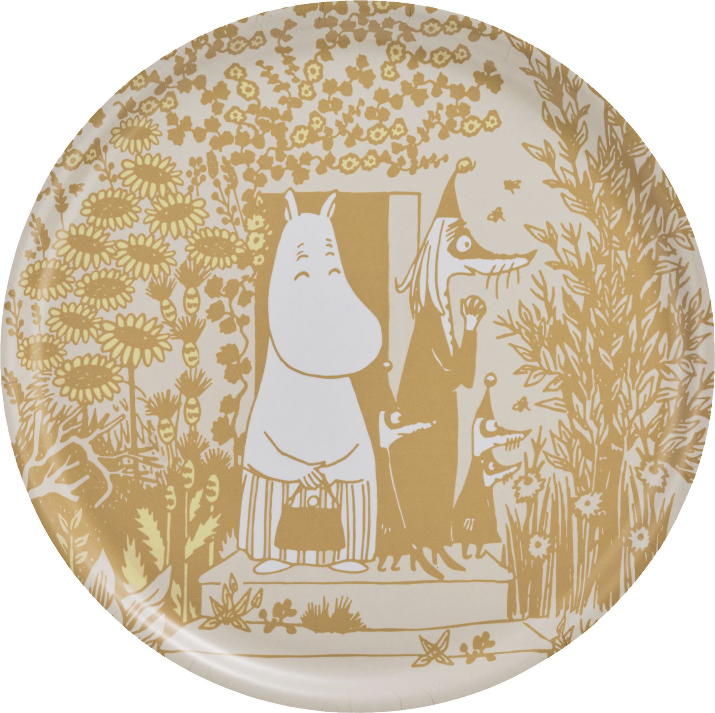 Muurla Serviertablett 40 cm Mumins Wild Garden