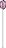 Muurla Sked 15,5 cm, rosa, glas