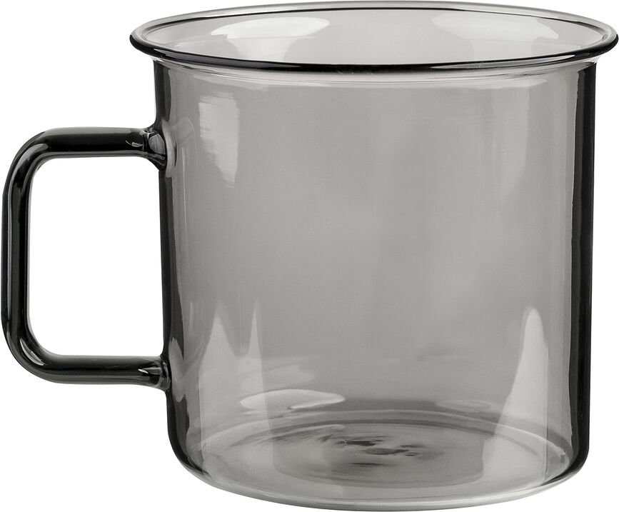 Muurla Skodelica, 350 ml, roza, steklena