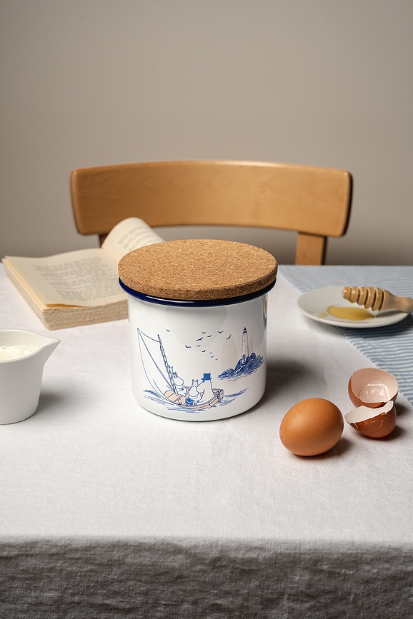 Muurla Staklenka za Pohranu Moomin Sailors 1,3 l