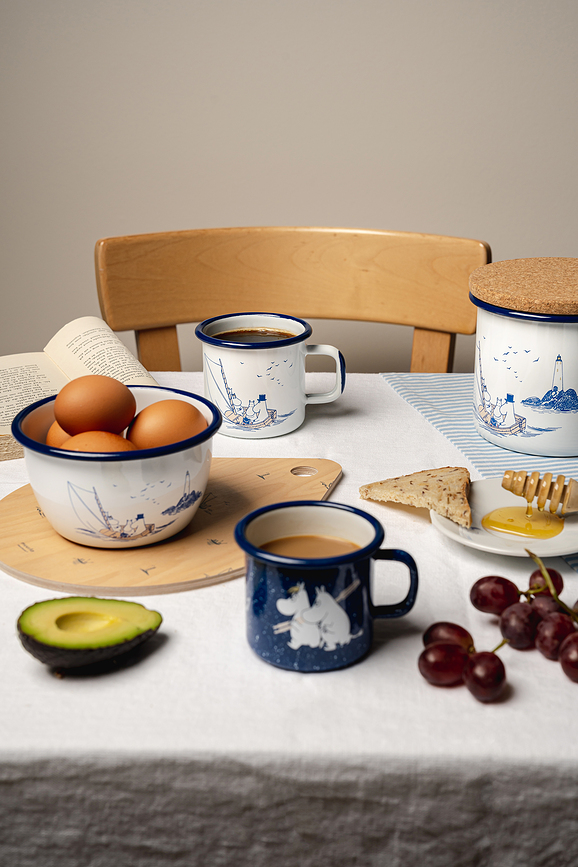 Muurla Staklenka za Pohranu Moomin Sailors 1,3 l