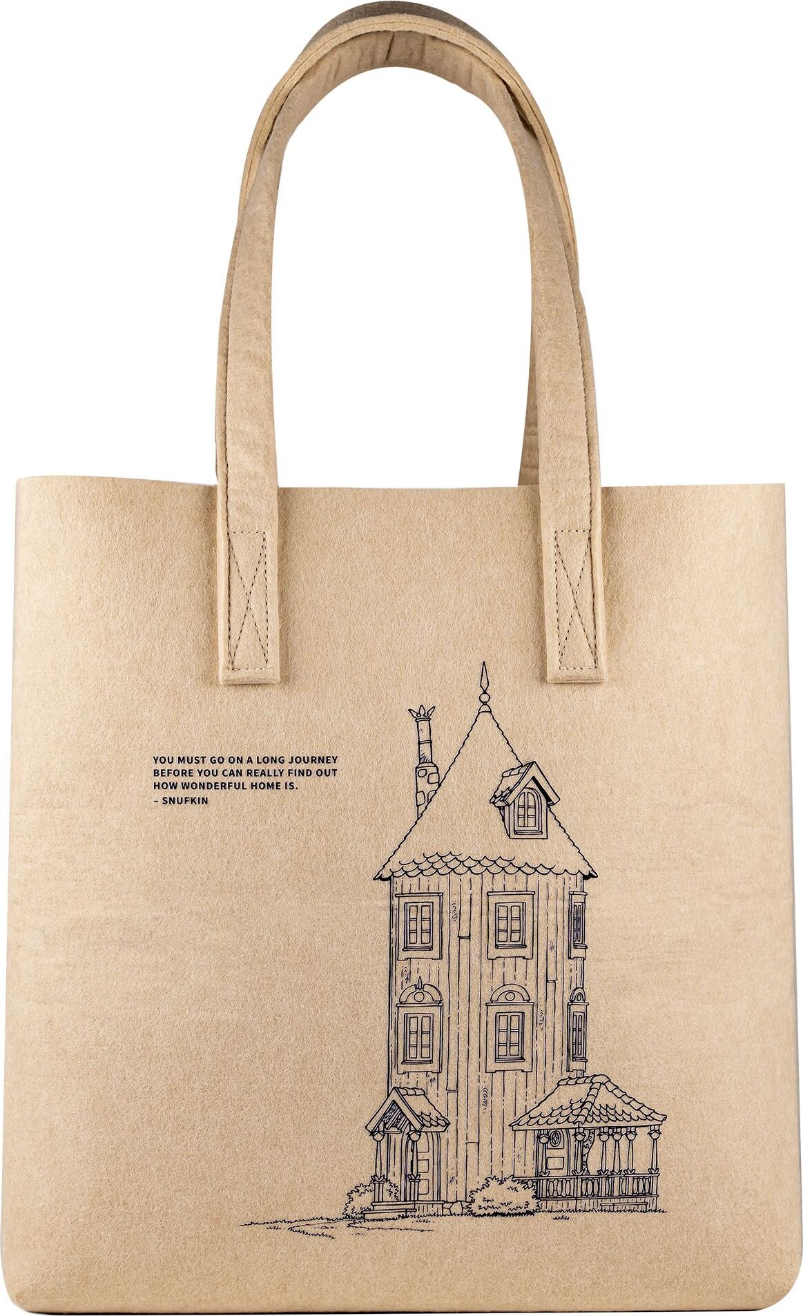Muurla Tasche 40 x 40 cm Mumins Moominhouse recycelt