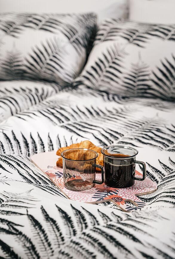 Muurla Tasse 350 ml, en verre, rose