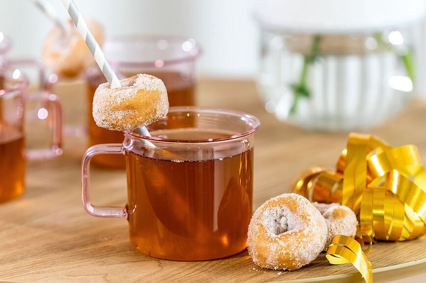 Muurla Tasse 350 ml, en verre, rose