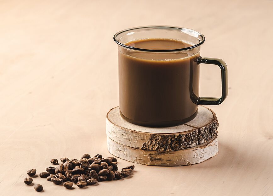 Muurla Tasse 350 ml, en verre, rose