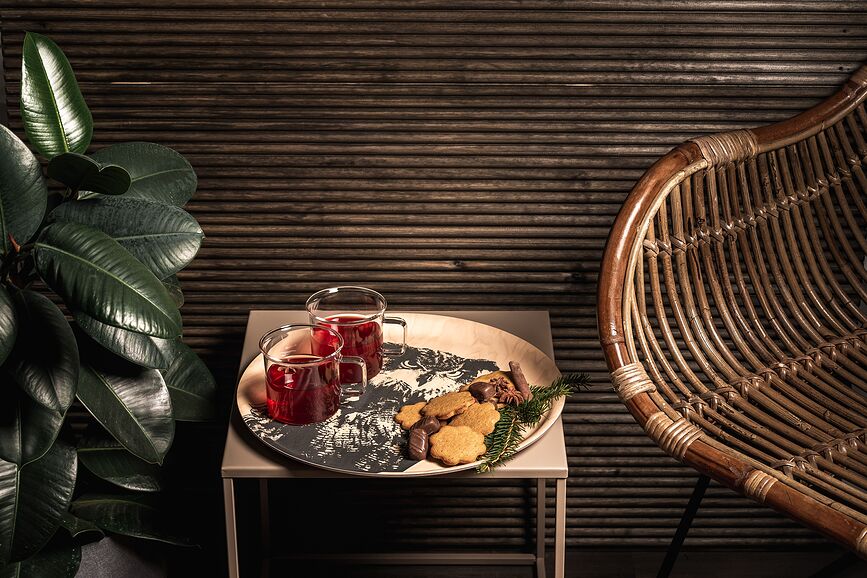 Muurla Tasse 350 ml, en verre, rose